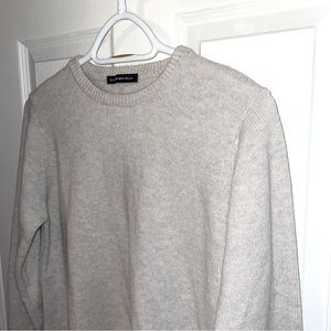 NEW Brandy Melville Wool-blend Sweater - Light Grey - Women’s - Crew-Neckline
